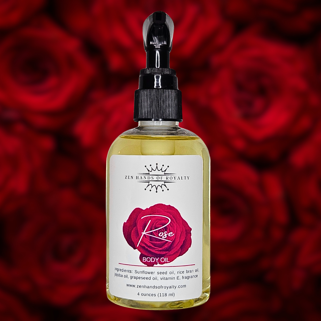 Rose body oil