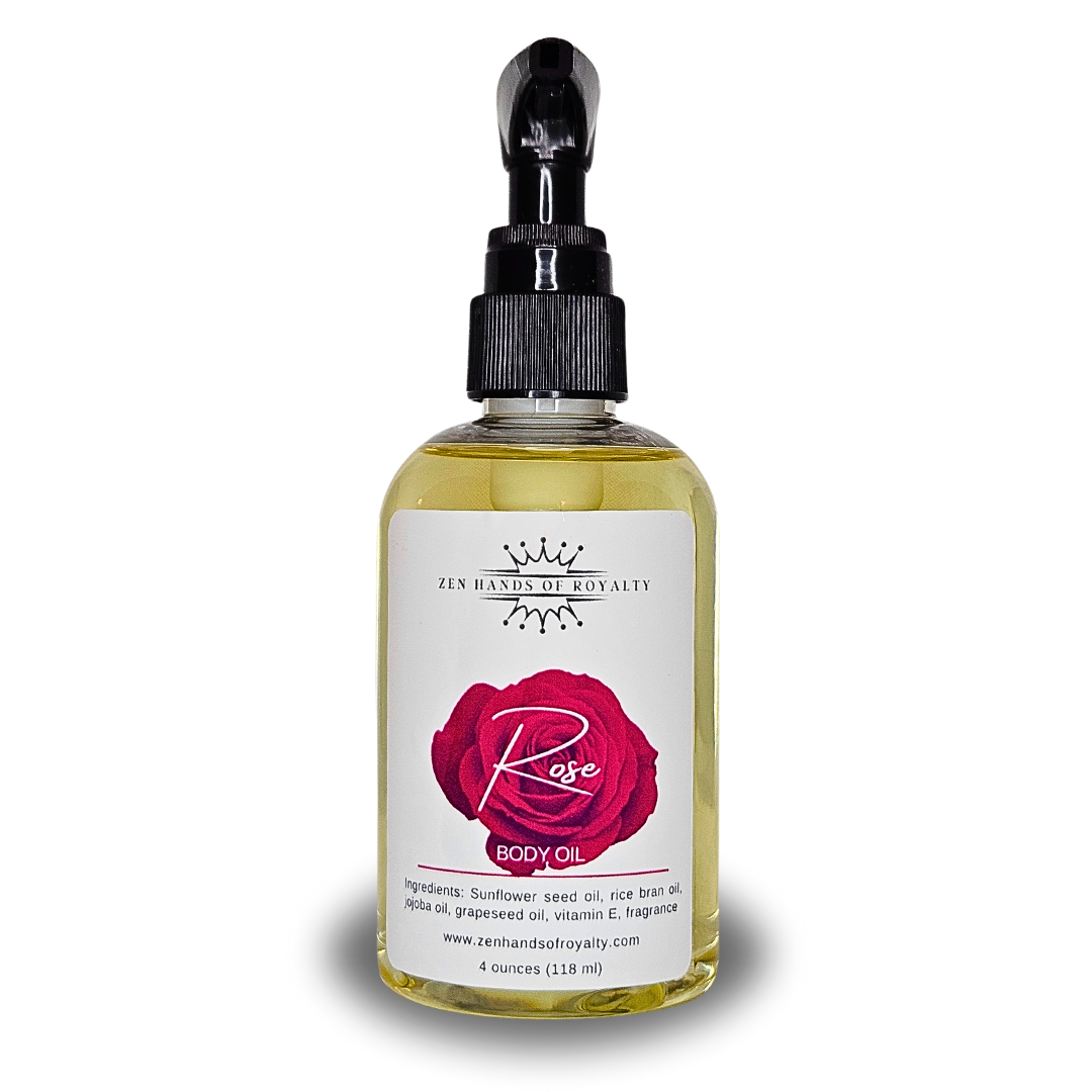 Rose body oil